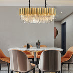 Modern Minimalist Personality Living Room Dining Room Bedroom LED Crystal Chandelier