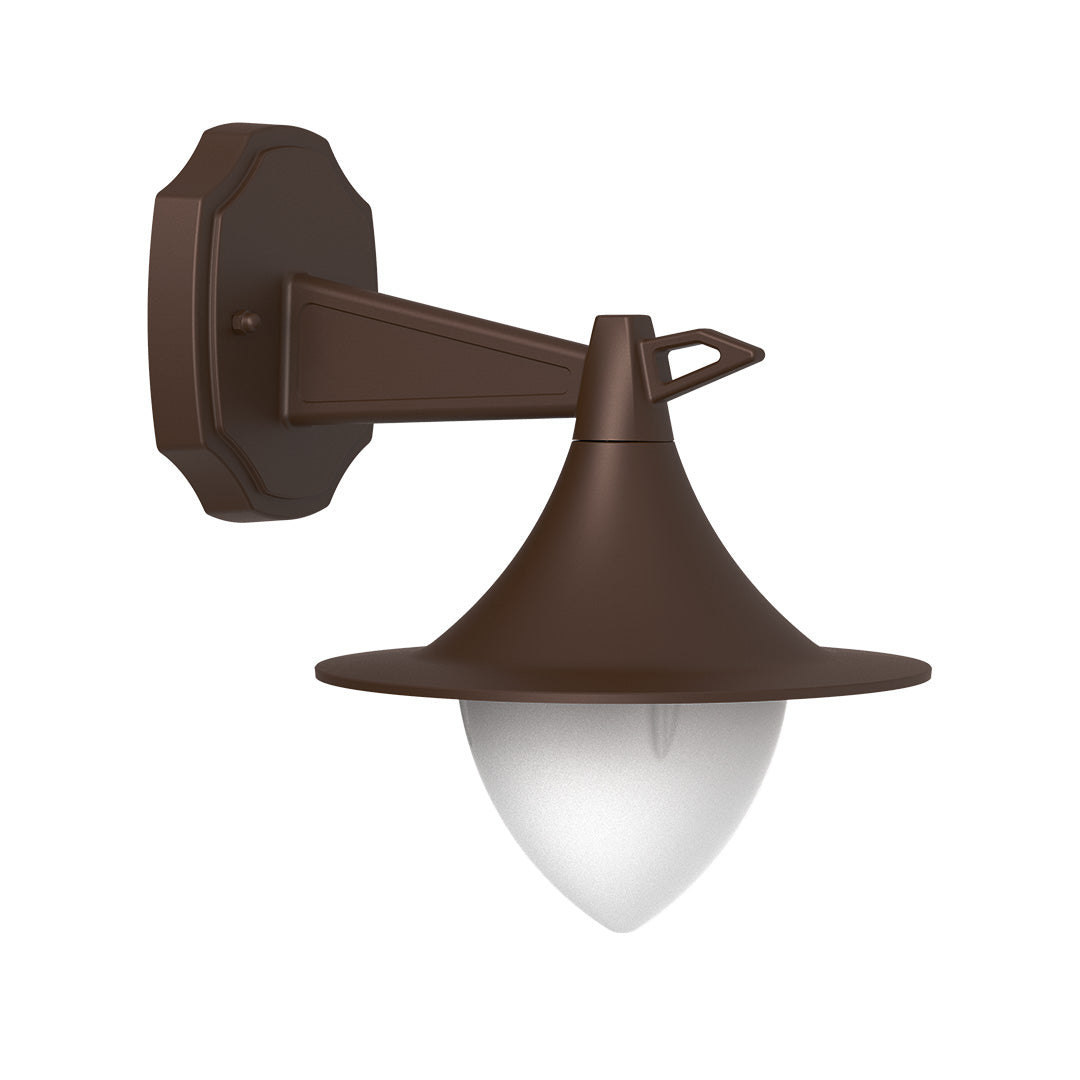 LED Vintage Outdoor Wall Light Brown
