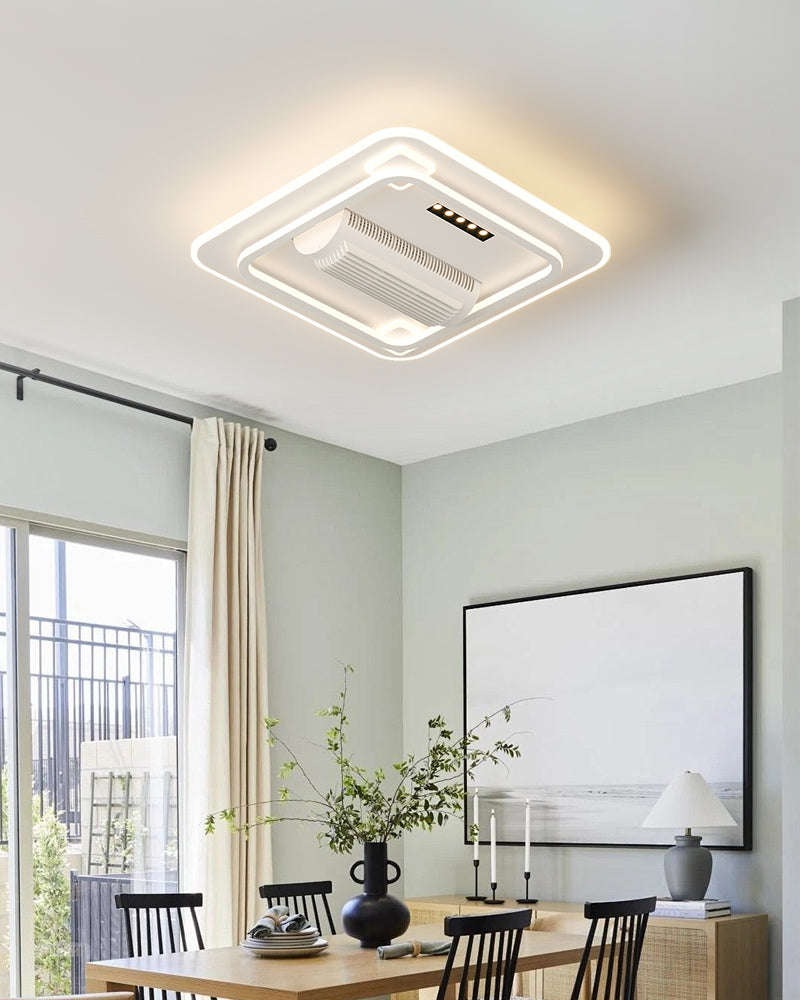 [BF220] BEMFAN 2-in-1 Bladeless Ceiling Fan Light | Safer, Quieter, Lighting and Gentle Breeze in One. [Voltage:100V-120V & 220V-240V]