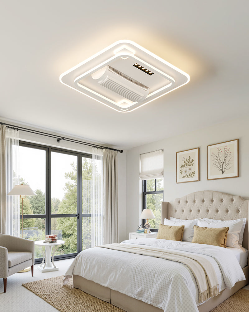 [BF220] BEMFAN 2-in-1 Bladeless Ceiling Fan Light | Safer, Quieter, Lighting and Gentle Breeze in One. [Voltage:100V-120V & 220V-240V]