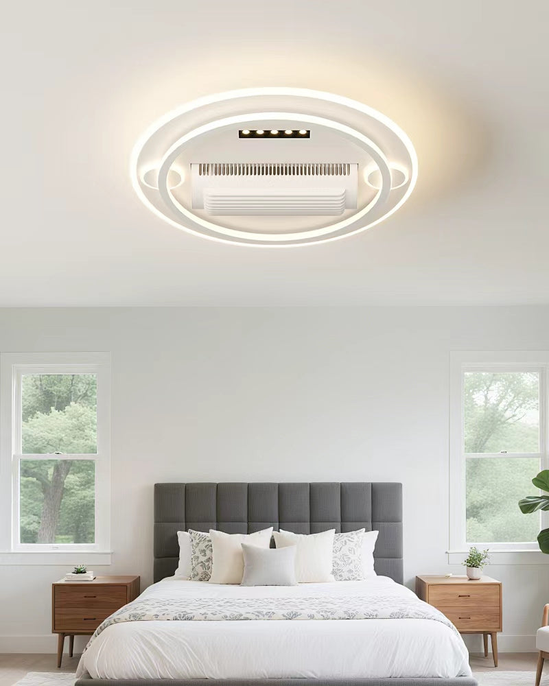 [BF220] BEMFAN 2-in-1 Bladeless Ceiling Fan Light | Safer, Quieter, Lighting and Gentle Breeze in One. [Voltage:100V-120V & 220V-240V]