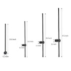 Remote Control RGB Long LED Linear Lights Wall Sconces