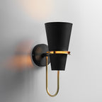 Cone Wall Lamp White Modern Creative Iron Design Light