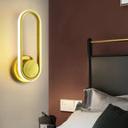 330° Rotatable Rounded Rectangular LED Nordic Wall Lamp Wall Sconce Lighting