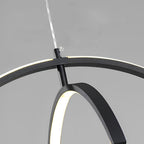 Creative Adjustable Ring LED Nordic Chandelier Kitchen Pendant Lighting