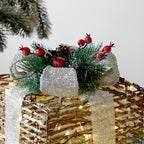 3 Pc Set Creative Christmas Decor Gift Box Scene Layout Decorations