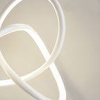 Circular Rings Creative Three Step Dimming LED Modern Chandelier Light