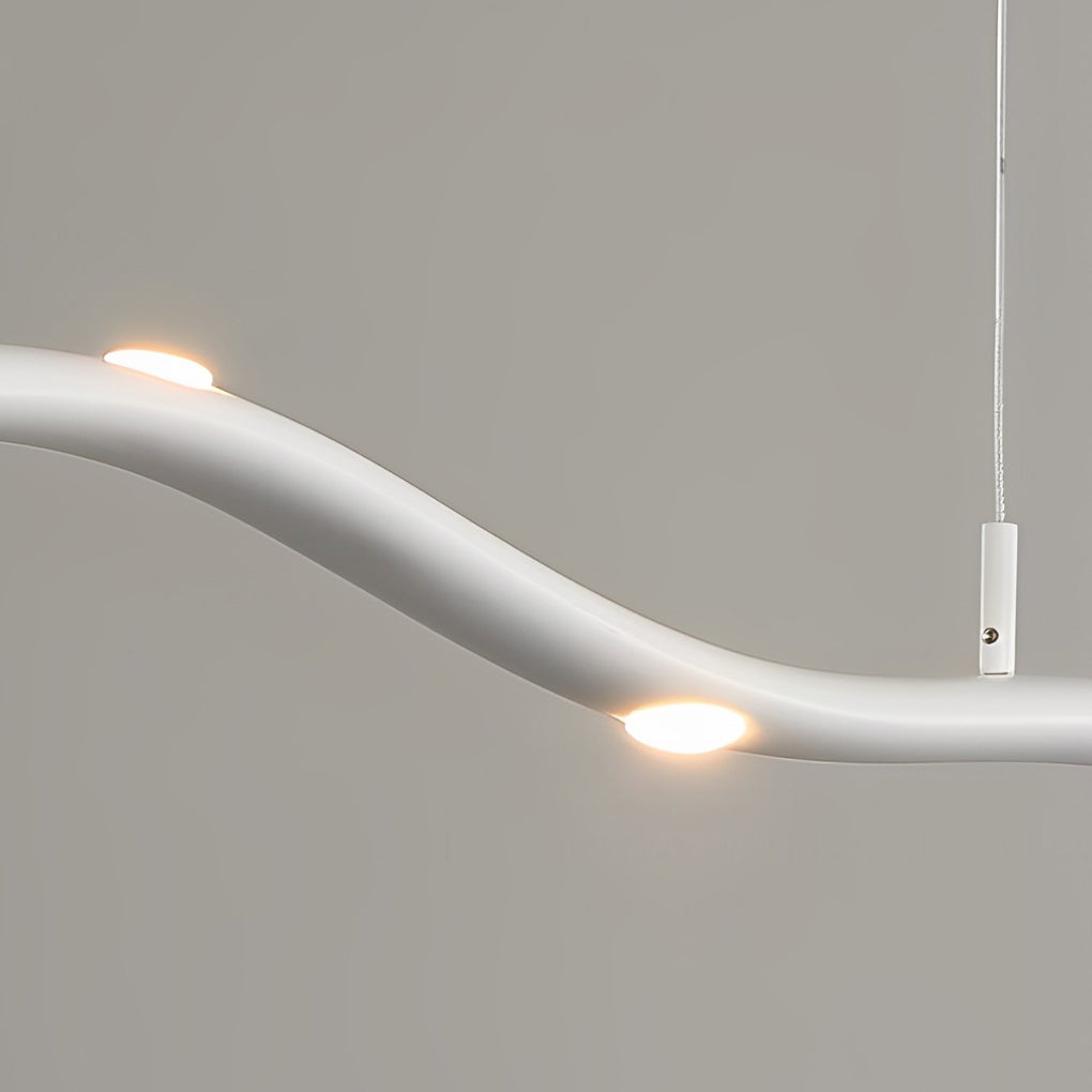 Long Branches Stepless Dimming LED White Modern Chandeliers