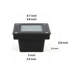 [Open-Box]5-Light LED Modern Square In-Ground Well Lights Step Deck Lighting with Light Sensor for Pathways