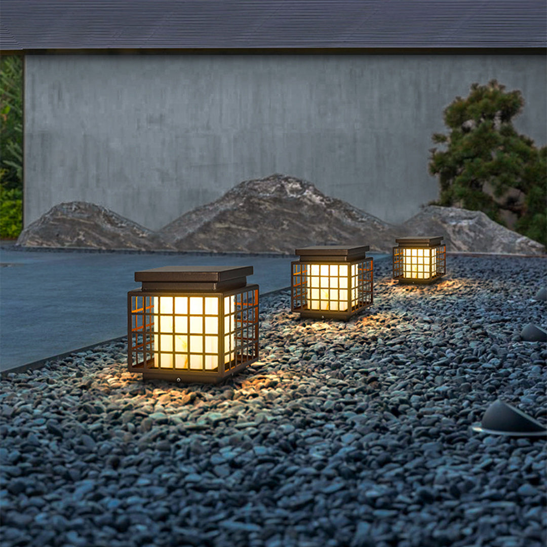 Stainless Steel Modern Pillar Lights