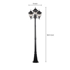 Three-Head Street Lamp Post Lights Waterproof Aluminum European-Style
