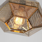 Electroplated Stainless Steel Creative Geometric Nordic Pendant Lights