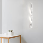 Spiral-shaped 29W Minimalist Wall Lights Wall Sconce with LED Strip
