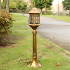 Elegant Slim Post LED Outdoor Post Lights Black/Bronze Pathway Lamps