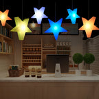 Colorful LED Stars USB Rechargeable 12V Modern Christmas Ornament Lights