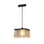 1/2-Light Glass 3 Step Dimming Chandelier Dining Room Light Fixtures