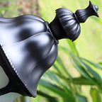 Elegant European-Style Black LED Outdoor Pathway Lamp Post