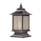 Pillar Light Fixtures Waterproof Three Color Temperature Adjustable