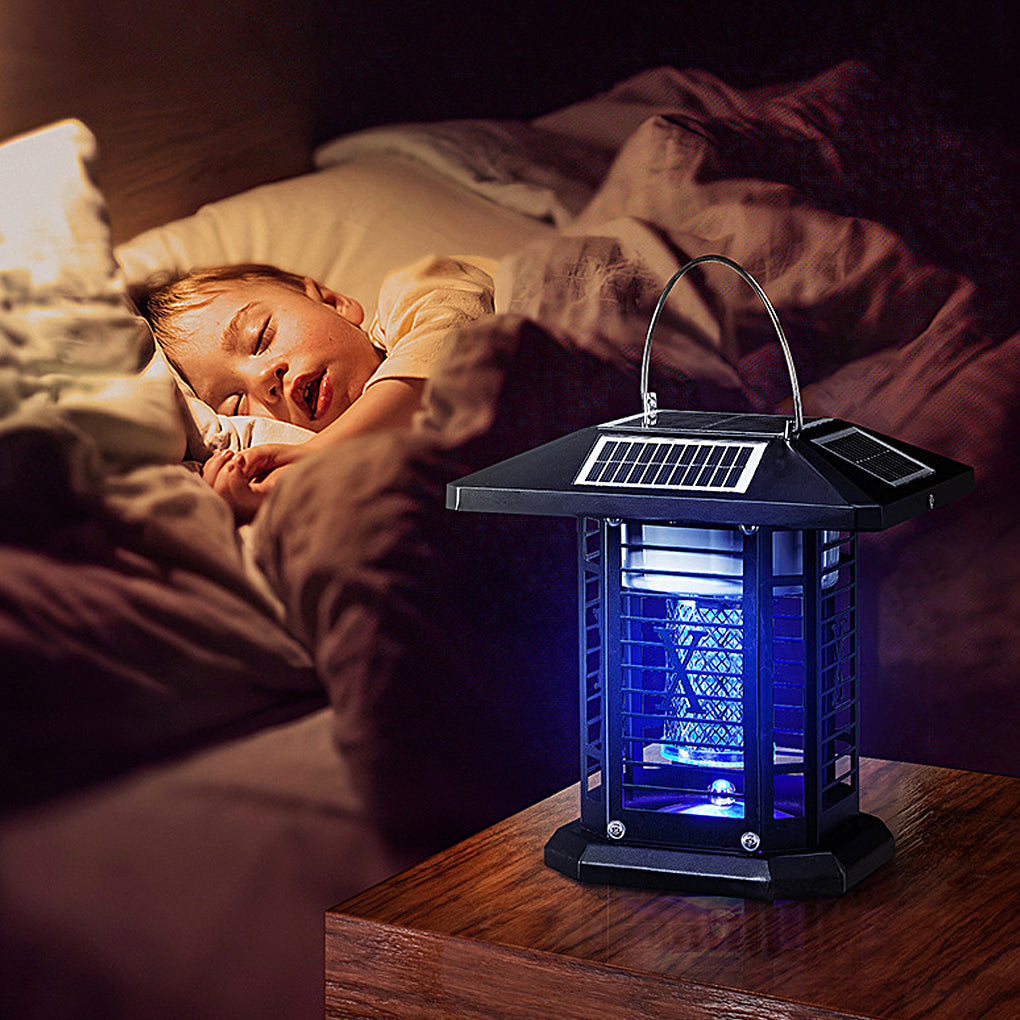 360° Multifunctional Solar Mosquito Killer Lamp with Waterproof, Dual Lighting Modes