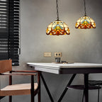 Handmade Welding Baroque Colorful Glass European Style Chandelier Lamp