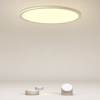 16'' Modern LED Ultrathin White Black Flush Mount Lights Circle Ceiling Lights