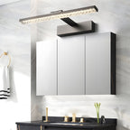160° Adjustable LED Bathroom Vanity Light with Crystal-Inspired Acrylic