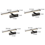 160° Adjustable LED Bathroom Vanity Light with Crystal-Inspired Acrylic