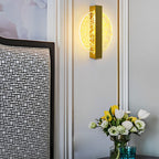 Round Square Semicircle Creative LED Nordic Bedside Wall Lamps Wall Lights