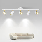 3/4/5 Lights GU10 LED Adjustable COB Surface Mounted Track Spotlight