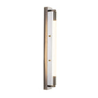 19.68'' Acrylic Tube 1-Light LED Wall Lights Indoor - Black/Gold/Chrome Base