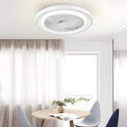 [Open-Box]19.7" Bladeless Ceiling Fan with LED Light and Remote