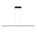 Minimalist Creative LED Linear Lights Neutral Light Metal Modern Pendant Light