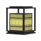 Square Vintage Design LED Waterproof Traditional Outdoor Pillar Lights