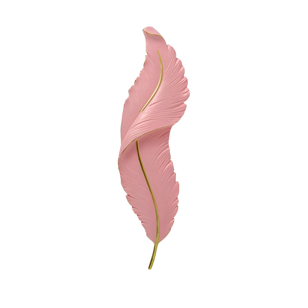 [Open-Box]Creative Feather Wall Light LED White Luxury Modern Wall Sconce Lamp Lighting