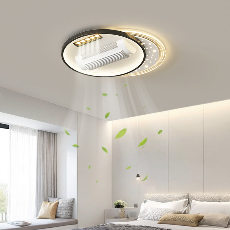 [BF211] BEMFAN 20'' Metal Bladeless Ceiling Fan with LED Light ,Voltage:100V-120V & 220V-240V