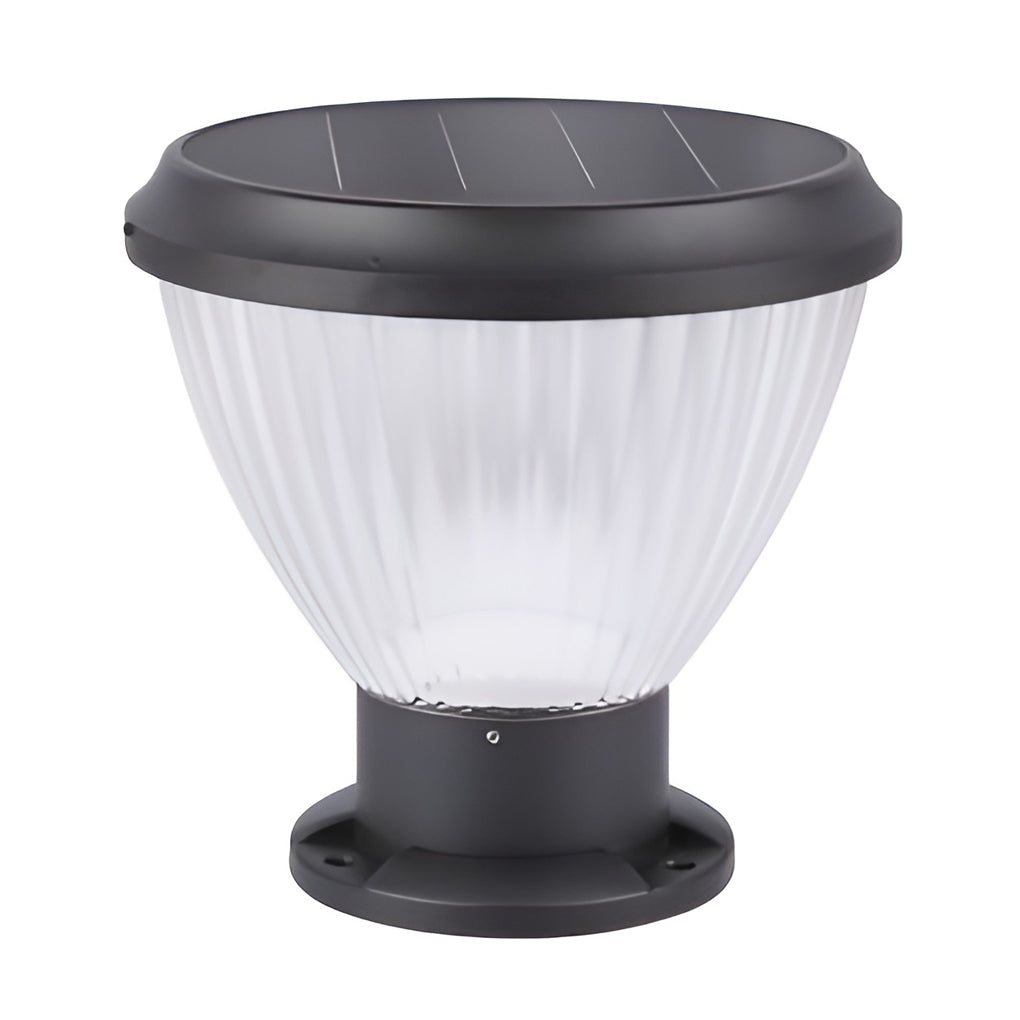 Landscape Lighting Bundle: Fluted Post Cap Light & Reed Garden Stakes