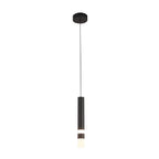 Personality Minimalist LED Black Nordic Pendant Light Kitchen Island Lighting