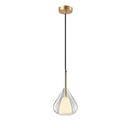 Raindrop Creative Double Layers Glass Nordic Pendant Lights Small Chandelier