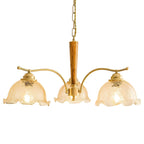 3 Lights Cracked Glass Retro Chandelier Pendant Light Ceiling Lamp
