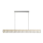 Minimalist Square Frame Decor Three Step Dimming Modern Chandelier Light