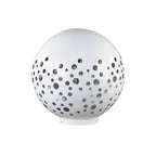 Waterproof Round Metal Hollow White Modern Outdoor Lanterns Lawn Lamp