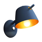 Hat-style Matte Metal Nordic Mounted Modern Wall Sconce Lighting