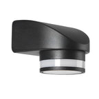 Round Up and Dawn Light LED Waterproof Black Outdoor Wall Washer Lights
