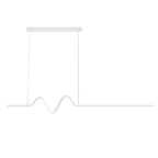 Creative Minimalist Wavy Stepless Dimming Nordic Chandeliers with LED Strip