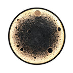 Round Moon Waterproof LED Modern Outdoor Wall Lights Fixture Wall Lamp