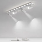 Spotlight Fixture Rectangular Recessed Adjustable Light