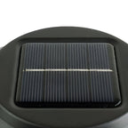 22.8-inch Solar Pathway Lights with Hat Top and Wire-Circled Lampshade