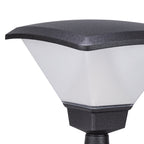 Outdoor Garden Pathway Light Simple Black Hard-Wired Bollard Light