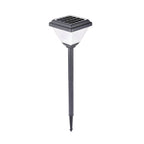 27.6-Inch H Modern Black LED Solar Pathway Post Light