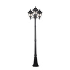 Three-Head Street Lamp Post Lights Waterproof Aluminum European-Style